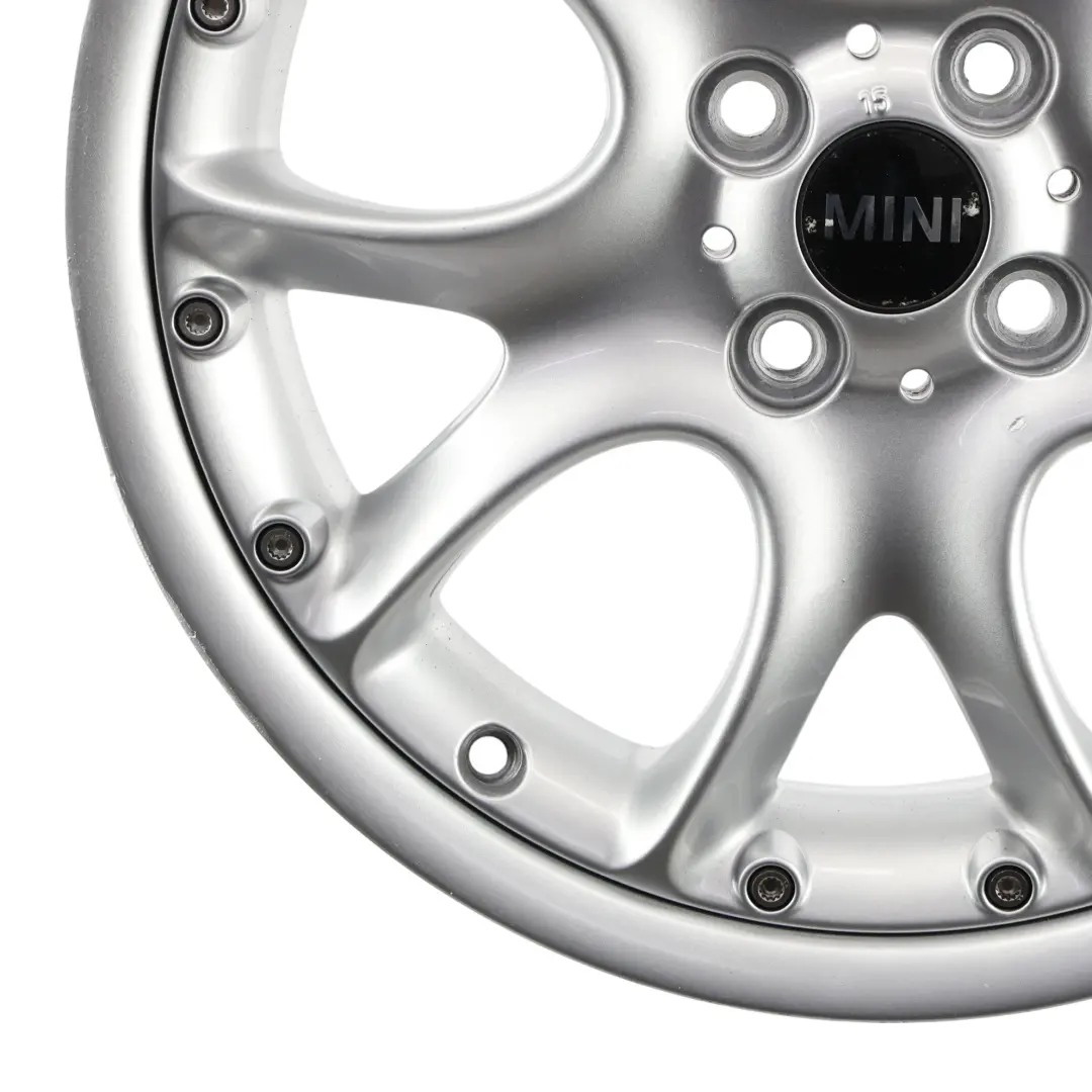 Mini Cooper R50 R56 Jante En Alliage Argenté 17" 7J ET:48 À Rayons Croisés 98 - SKU 6775686-4 - Numéro de pièce 6775686