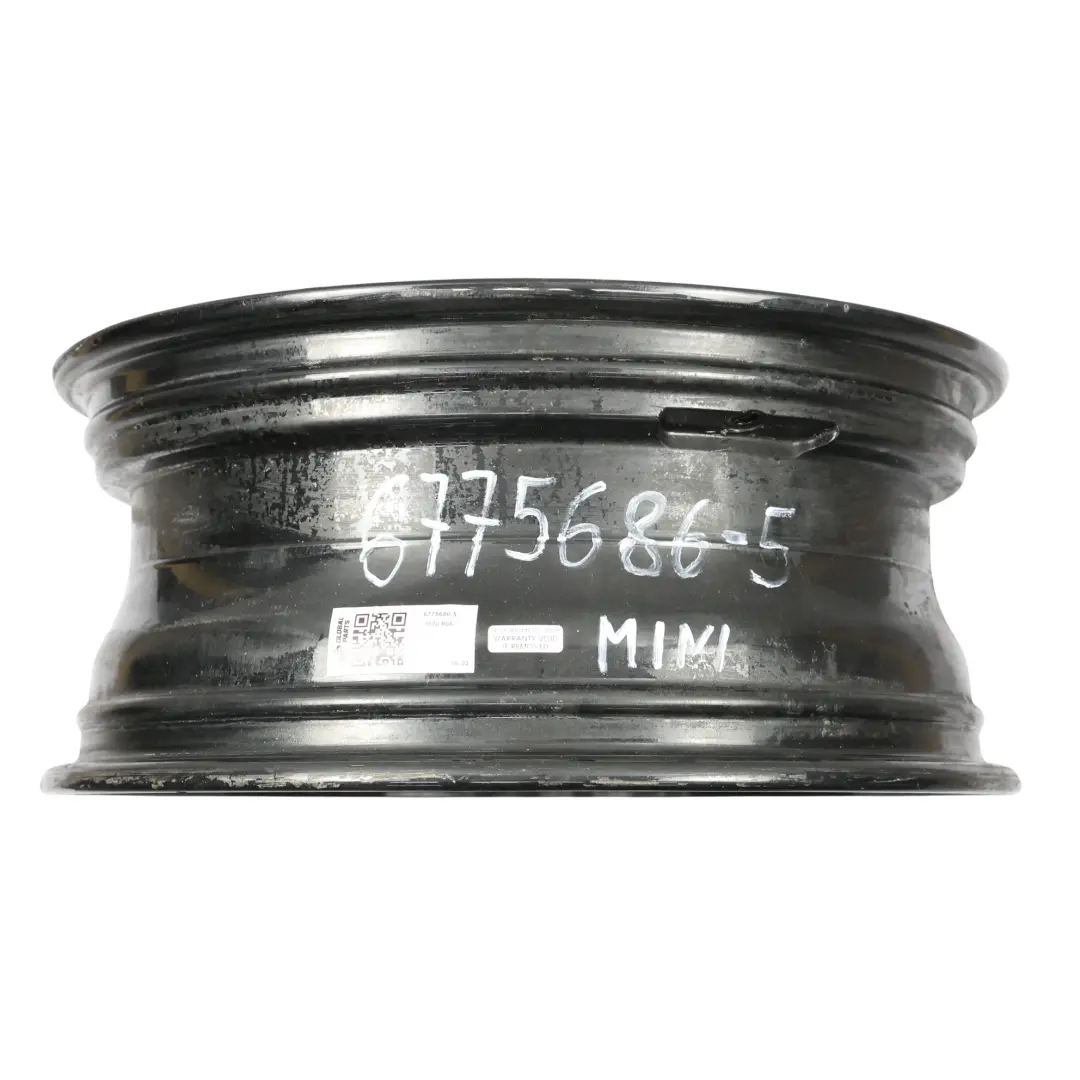 Mini Cooper R50 R53 R55 R56 Nero Cerchione 7J ET: 48 17" Web Raggio Composite - SKU 6775686-5 - Numero di parte 6775686