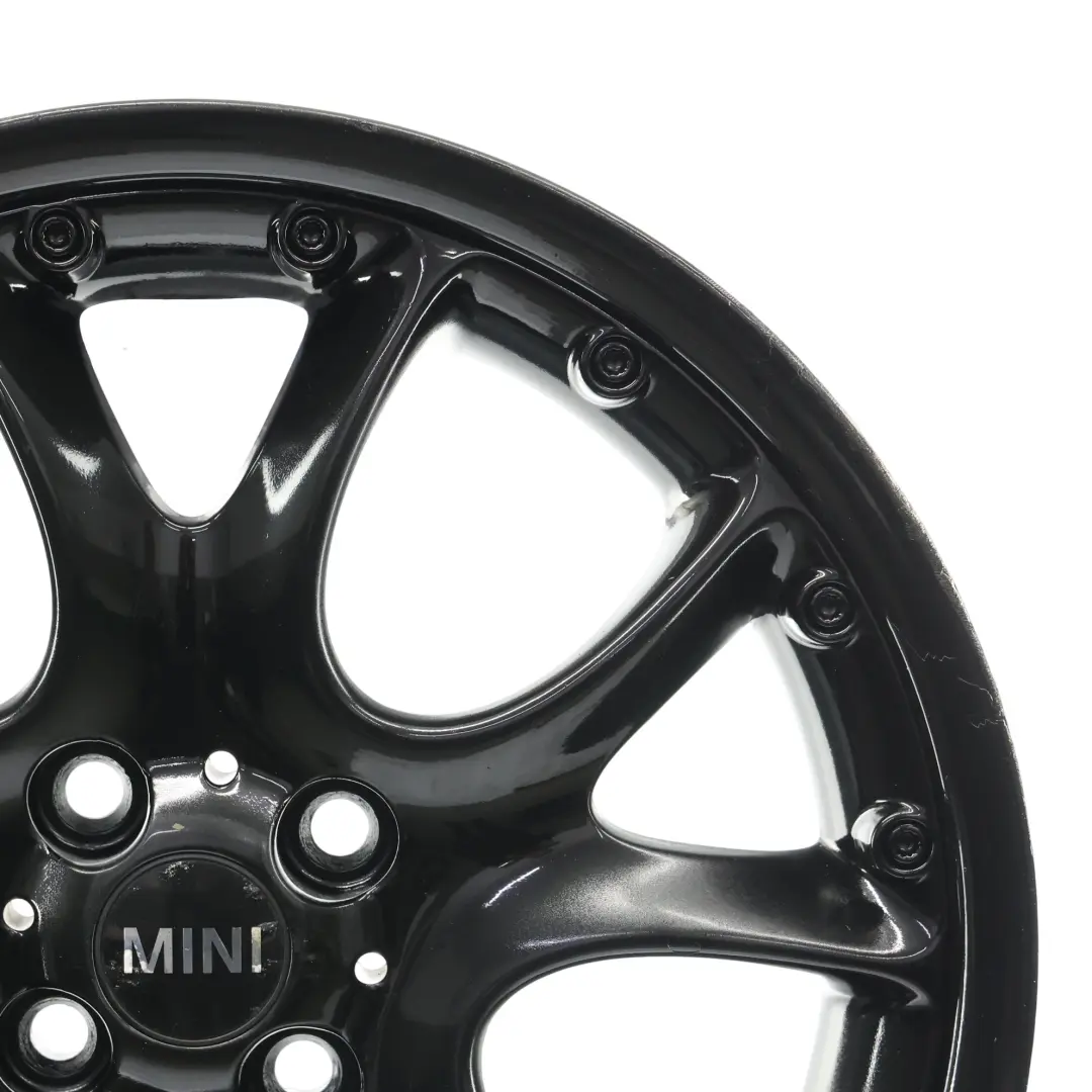 Nero Cerchione 7J ET: 48 17" Web Raggio Composite per Mini Cooper R50 R53 R55 R56 con numero di parte 6775686 Mini Cooper R50 R53 R55 R56 Nero Cerchione 7J ET: 48 17" Web Raggio Composite - SKU 6775686-5 - Numero di parte 6775686