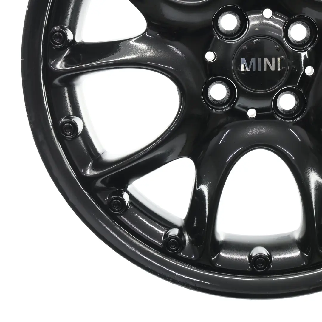 Nero Cerchione 7J ET: 48 17" Web Raggio Composite per Mini Cooper R50 R53 R55 R56 con numero di parte 6775686 Mini Cooper R50 R53 R55 R56 Nero Cerchione 7J ET: 48 17" Web Raggio Composite - SKU 6775686-5 - Numero di parte 6775686