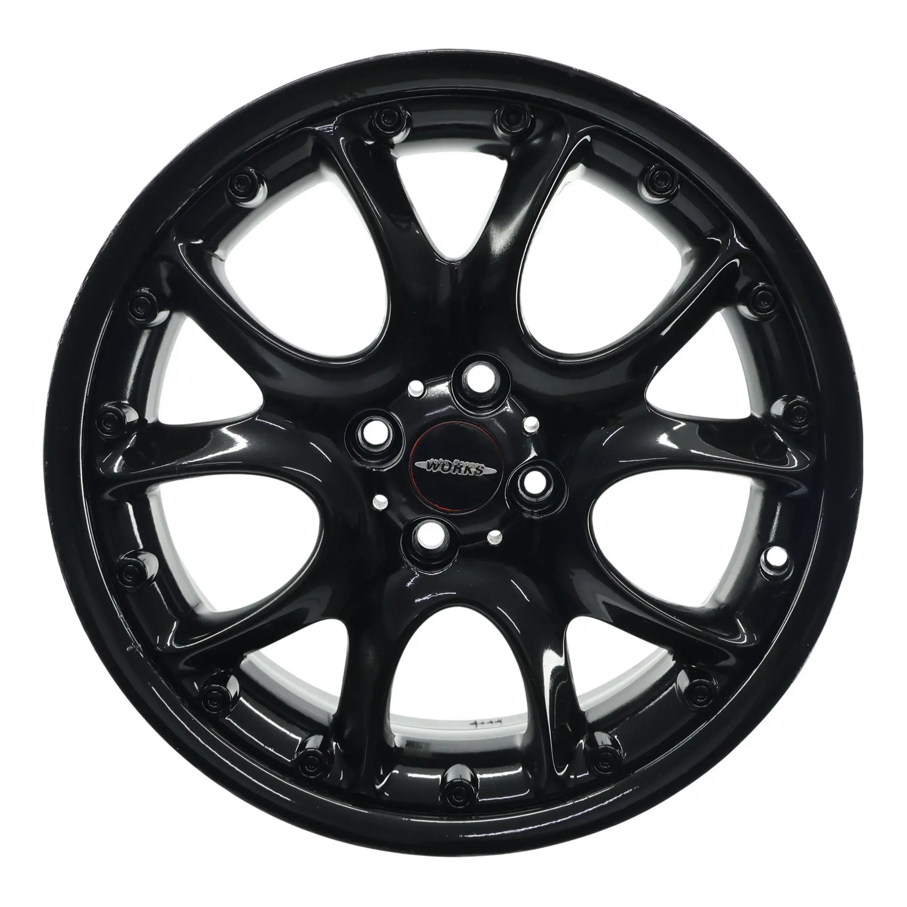 Mini Cooper R50 R55 R56 Black Wheel Alloy Rim 17" 7J ET:48 Web Cross Spoke 98