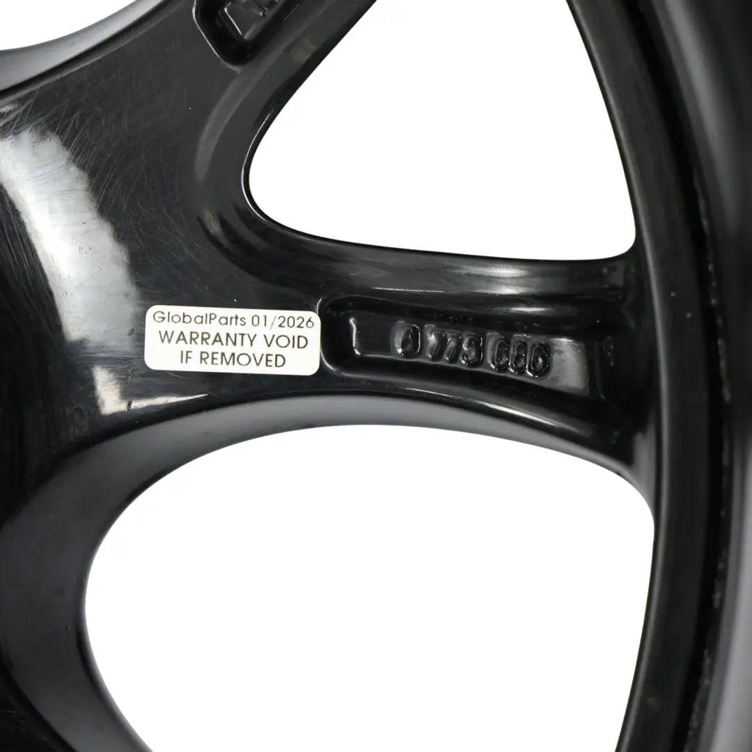 Mini Cooper R50 R53 R55 R56 Nero Cerchione 7J ET: 48 17" Web Raggio Composite - SKU 6775686-6 - Numero di parte 6775686