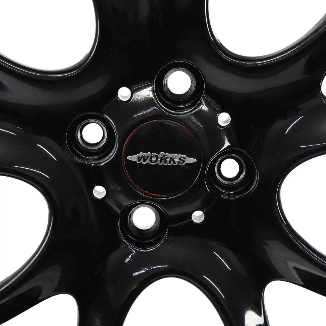 Mini Cooper R50 R53 R55 R56 Nero Cerchione 7J ET: 48 17" Web Raggio Composite - SKU 6775686-6 - Numero di parte 6775686