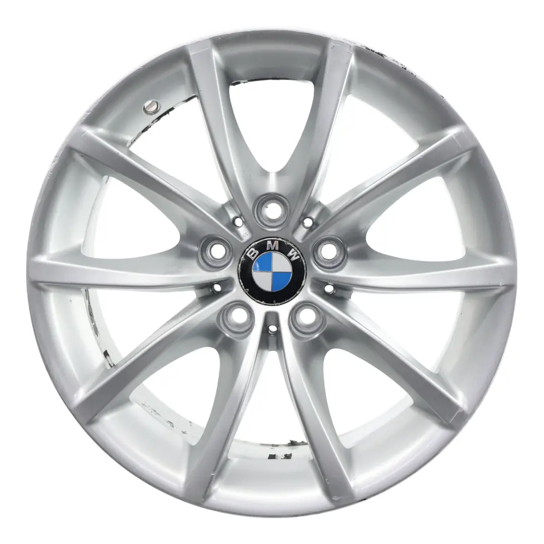 Felga Aluminiowa Srebrna 17" 8J ET:20 V-Spoke 245 do BMW E60 E61 o numerze 6777348 BMW E60 E61 Felga Aluminiowa Srebrna 17" 8J ET:20 V-Spoke 245 - SKU 6777348-1 - Numer Części 6777348