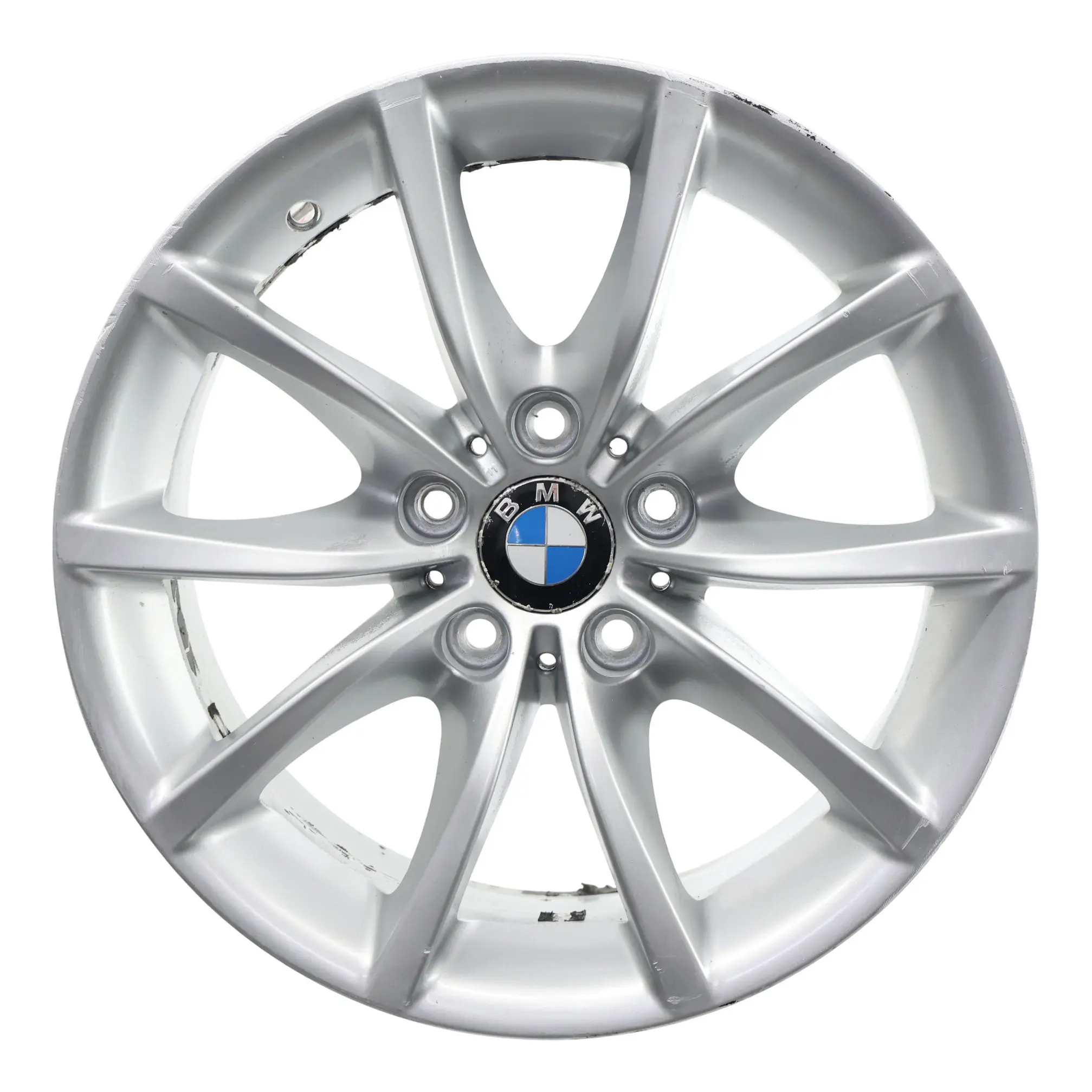 BMW E60 E61 Llanta De Aleación De Plata 17 "8J ET:20 V-Spoke 245 6777348