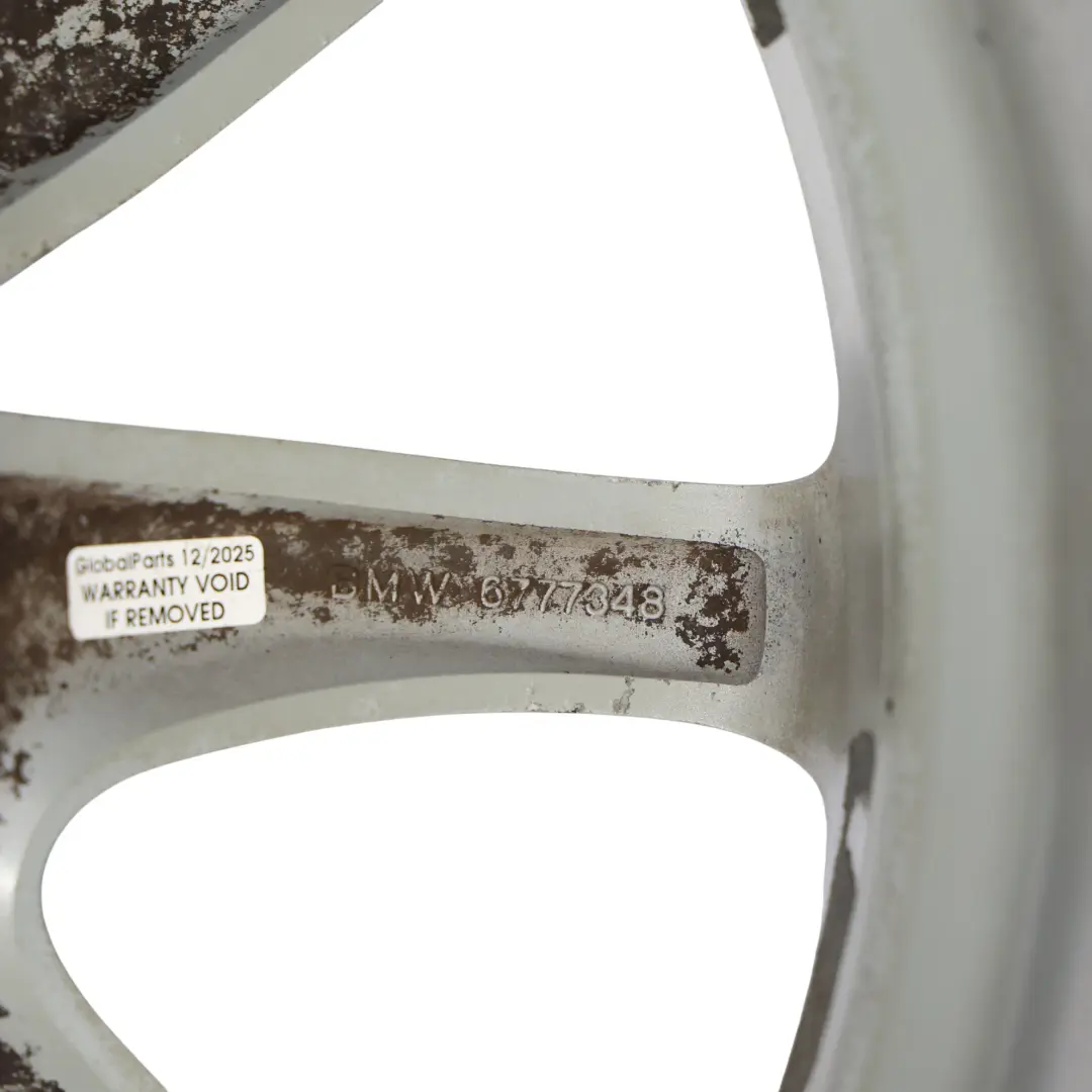 BMW E60 E61 Wheel Rim Alloy Silver 17" 8J ET:20 V-Spoke 245 - SKU 6777348-2 - Part number 6777348