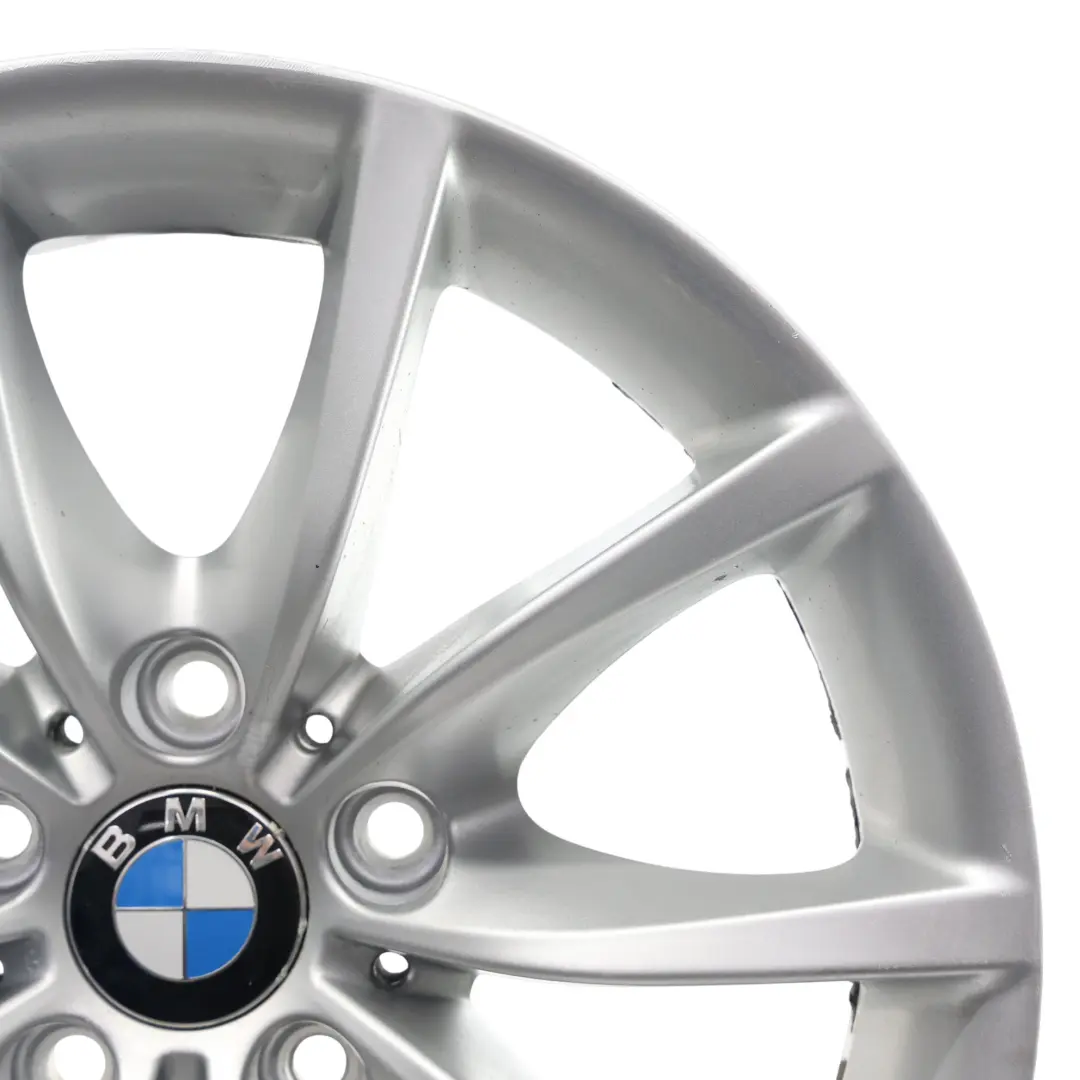 Rim Alloy Silver 17" 8J ET:20 V-Spoke 245 to BMW E60 E61 Wheel with Part number 6777348 BMW E60 E61 Wheel Rim Alloy Silver 17" 8J ET:20 V-Spoke 245 - SKU 6777348-2 - Part number 6777348