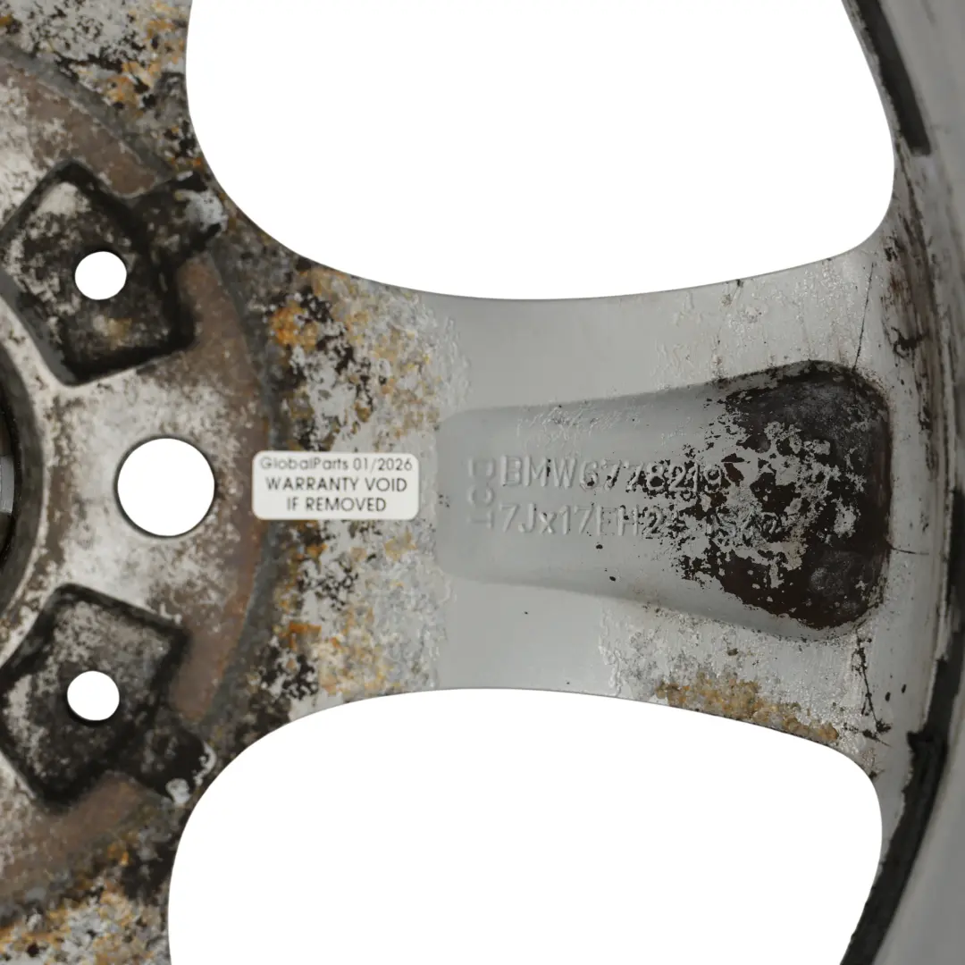 BMW E81 E82 E87 E88 Argent Jantes Alu Alliage 7J ET:47 Rayons en - SKU 6778219-3 - Numéro de pièce 6778219