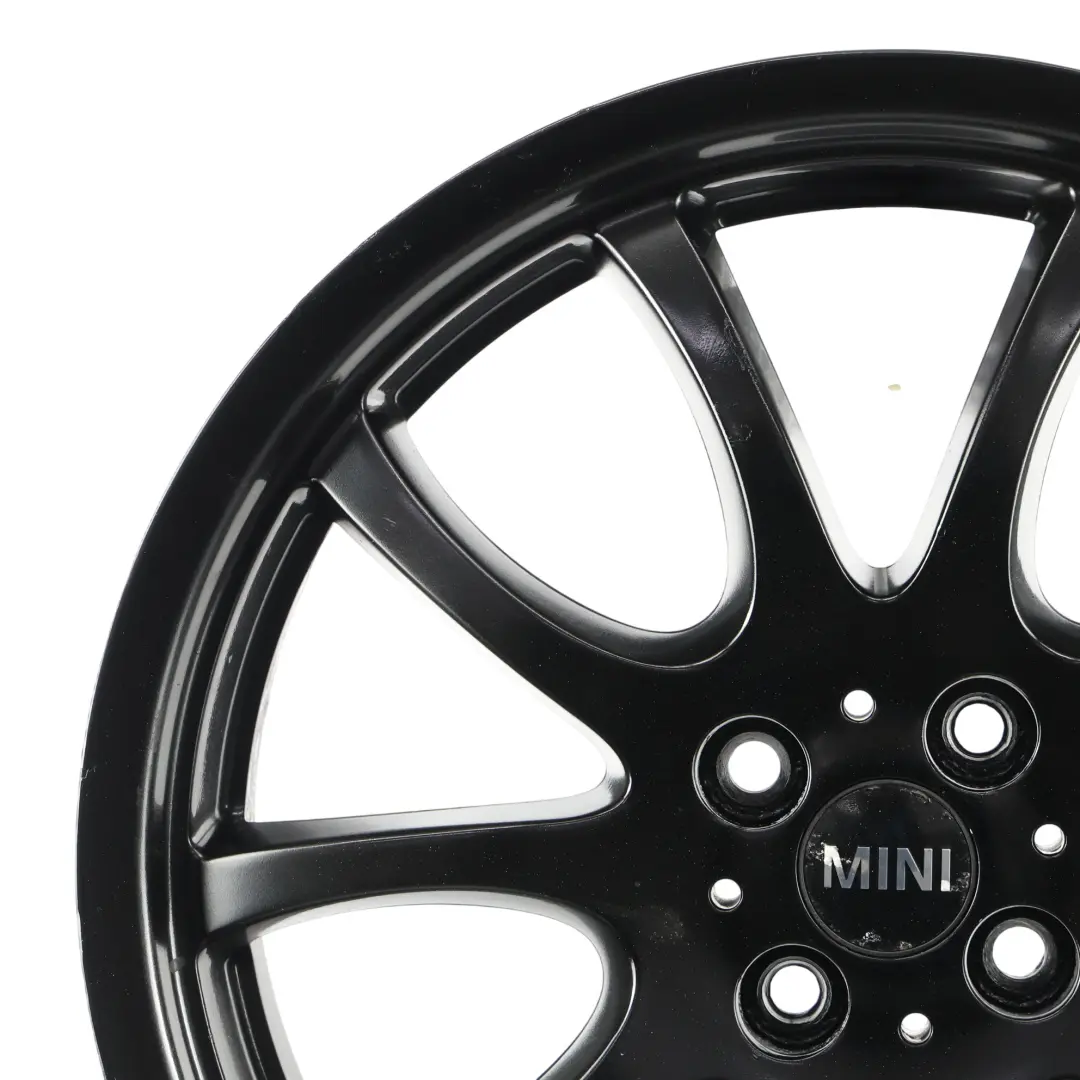 Cerchio in lega nero 18" Doppie razze per Mini R50 R56 John Cooper Works JCW con numero di parte 6778428 Mini R50 R56 John Cooper Works JCW Cerchio in lega nero 18" Doppie razze - SKU 6778428-1 - Numero di parte 6778428