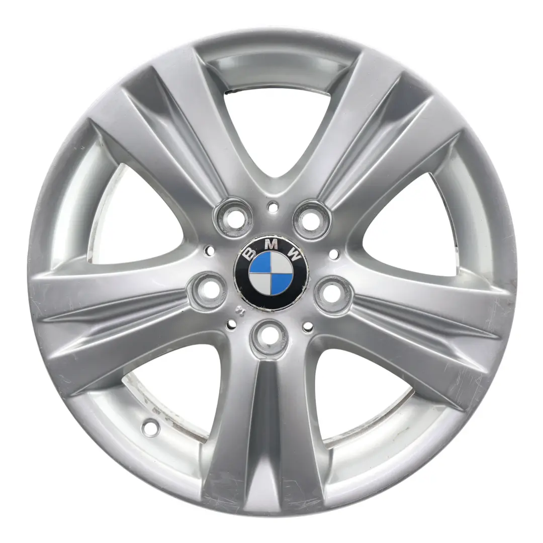 Grey Wheel Alloy Rim 16" ET:44 7J Double Spoke 222 to BMW 1 Series E81 E87 with Part number 6779696 BMW 1 Series E81 E87 Grey Wheel Alloy Rim 16" ET:44 7J Double Spoke 222 - SKU 6779696-5 - Part number 6779696