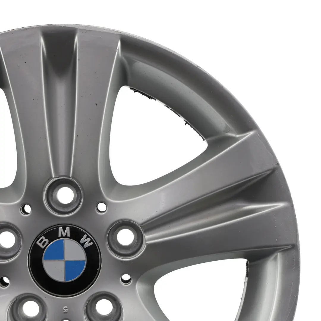 BMW E81 E87 E88 llanta de aleación de plata 16 "7J ET:44 doble radio 222 - SKU 6779696-7 - Número de pieza 6779696
