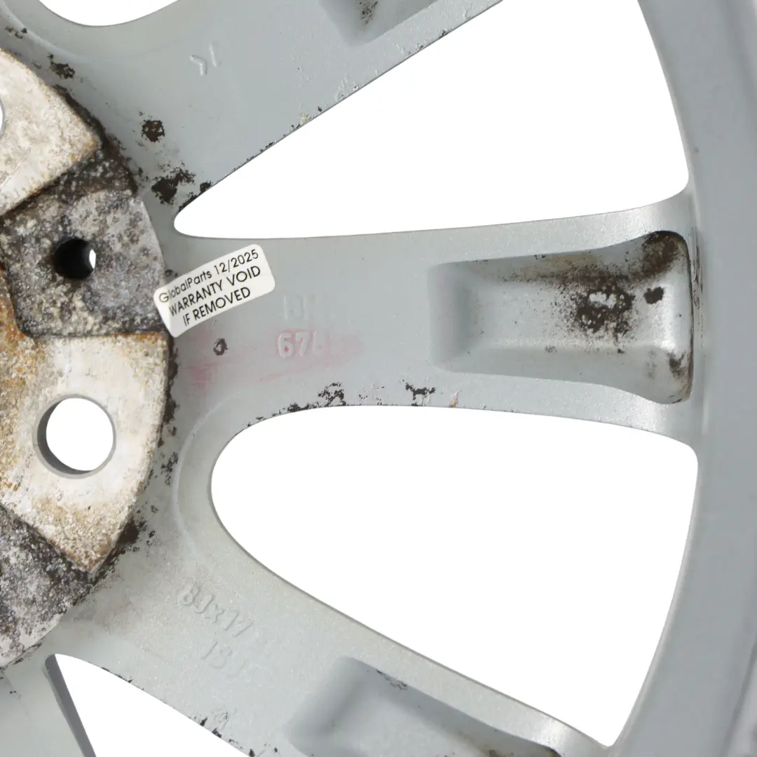 Llanta De aleacion V-radios 285 17" ET:34 8J para BMW E90 E91 E92 con número de pieza 6783631 BMW E90 E91 E92 Llanta De aleacion V-radios 285 17" ET:34 8J - SKU 6783631-1 - Número de pieza 6783631