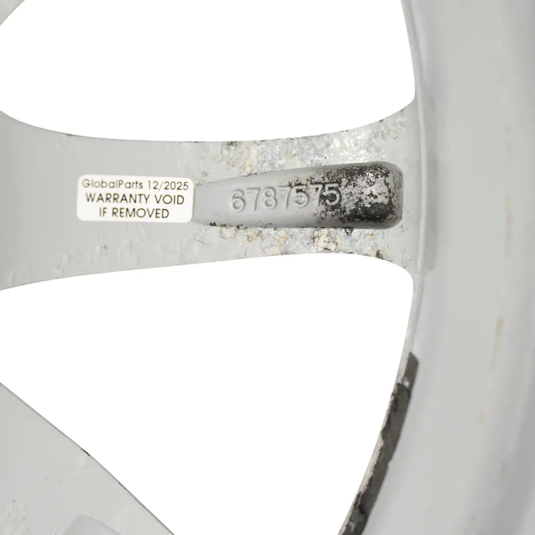 Wheel Rim BMW X3 F25 X4 F26 Silver Alloy 17" V Spoke 304 7,5J ET:32 - SKU 6787575-3 - Part number 6787575