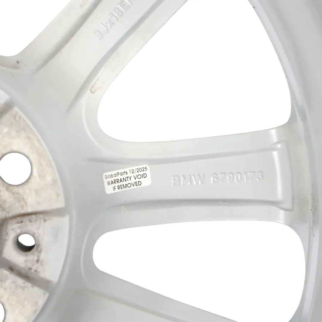 BMW F06 F10 F11 Silver Light Alloy Wheel Rim 18" V Spoke 328 8J ET:30 - SKU 6790173-1 - Part number 6790173