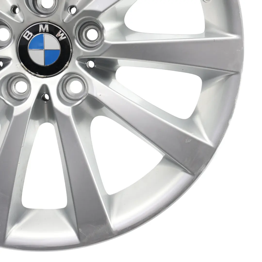 BMW F06 F10 F11 Silver Light Alloy Wheel Rim 18" V Spoke 328 8J ET:30 - SKU 6790173-3 - Part number 6790173