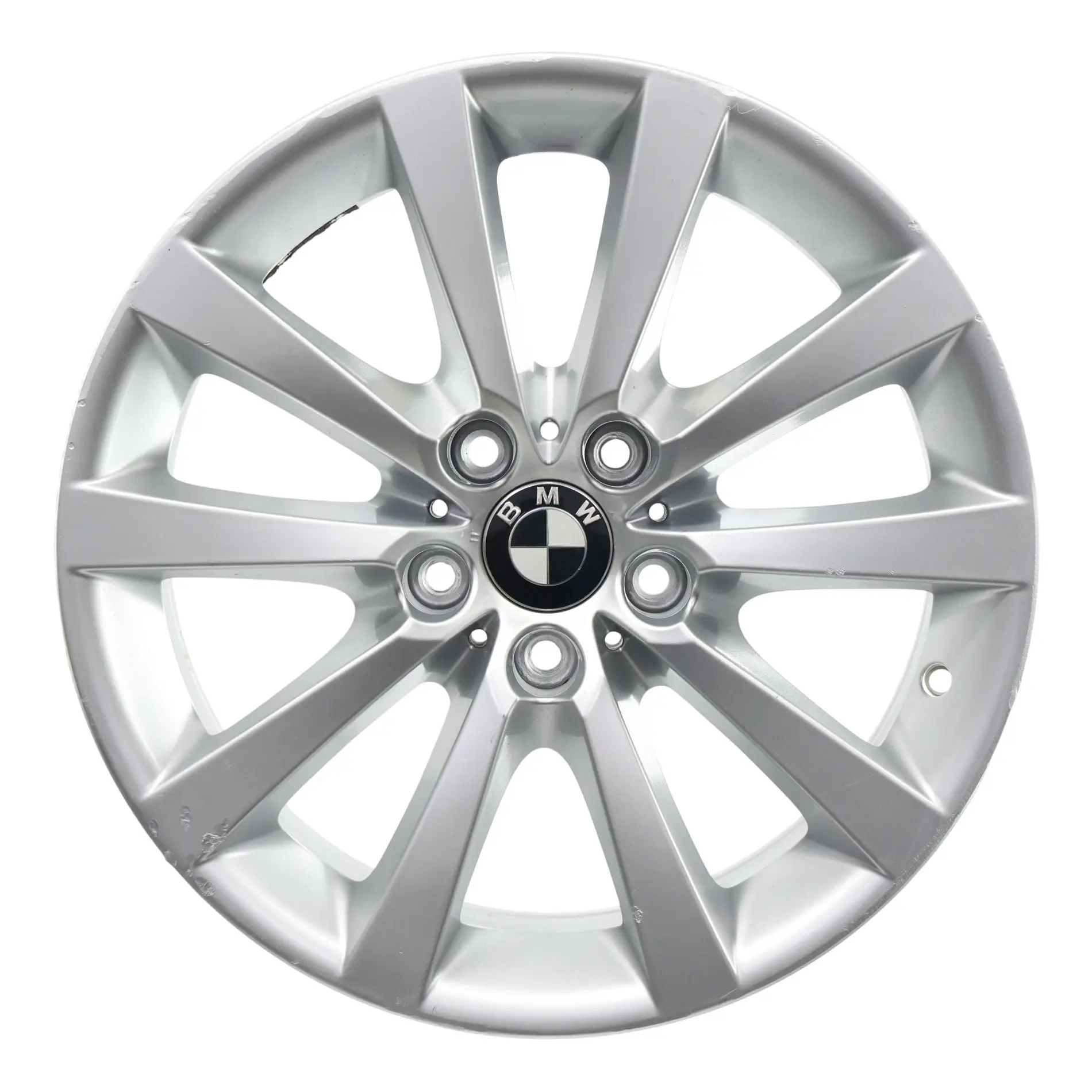 BMW F06 F10 F11 Silver Light Alloy Wheel Rim 18" V Spoke 328 8J ET:30 6790173