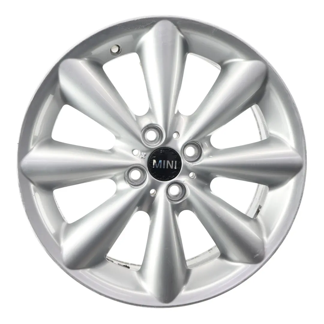 Mini Cooper R55 R56 R57 Argento Cerchio in lega 17" 7J ET:48 Raggi conici 121 - SKU 6791945-1 - Numero di parte 6791945
