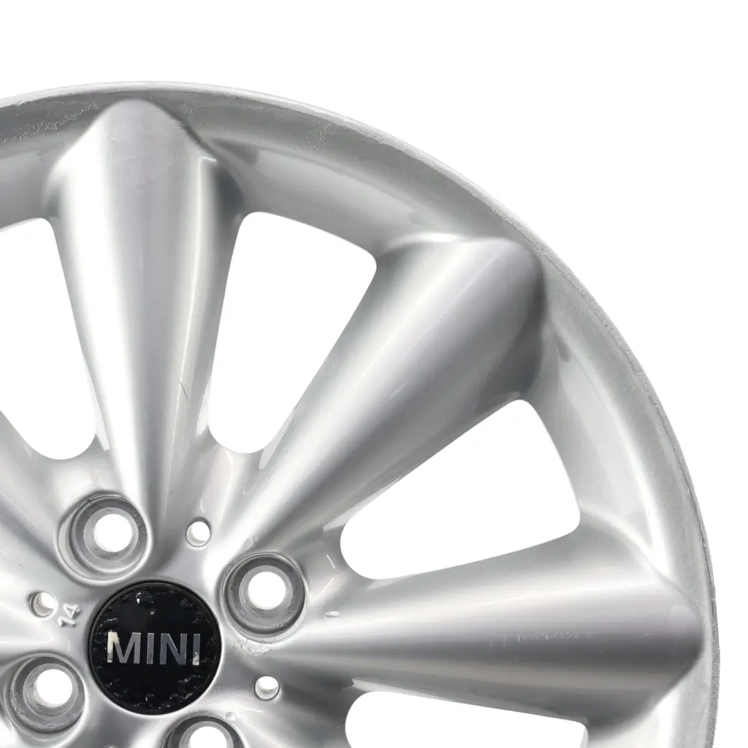 Mini Cooper R55 R56 Silber Alu Felge Alufelge 17" 7J ET:48 Conical Spoke 121 - SKU 6791945-1 - Teilenummer 6791945