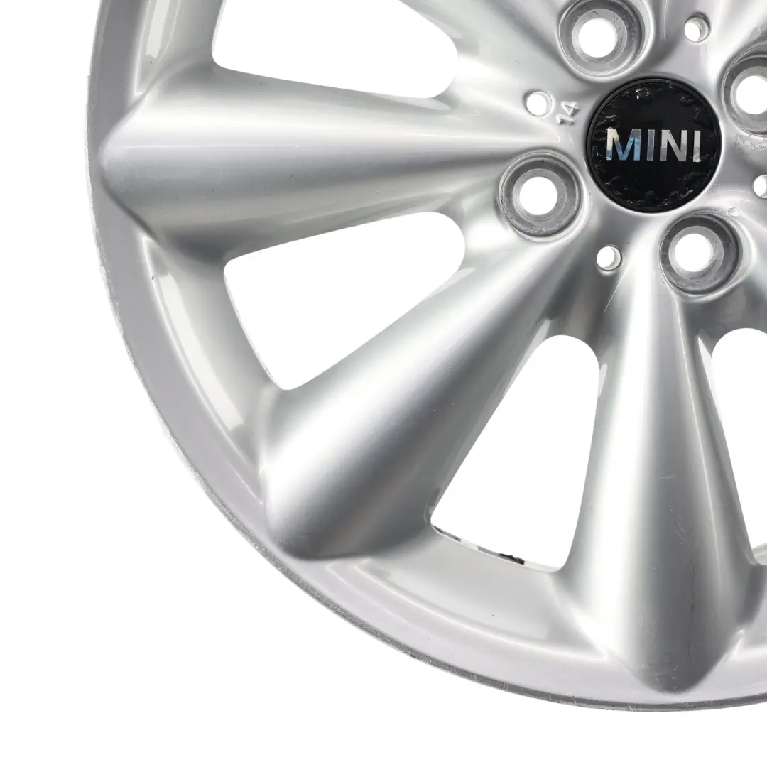 Mini Cooper R55 R56 R57 Argento Cerchio in lega 17" 7J ET:48 Raggi conici 121 - SKU 6791945-1 - Numero di parte 6791945