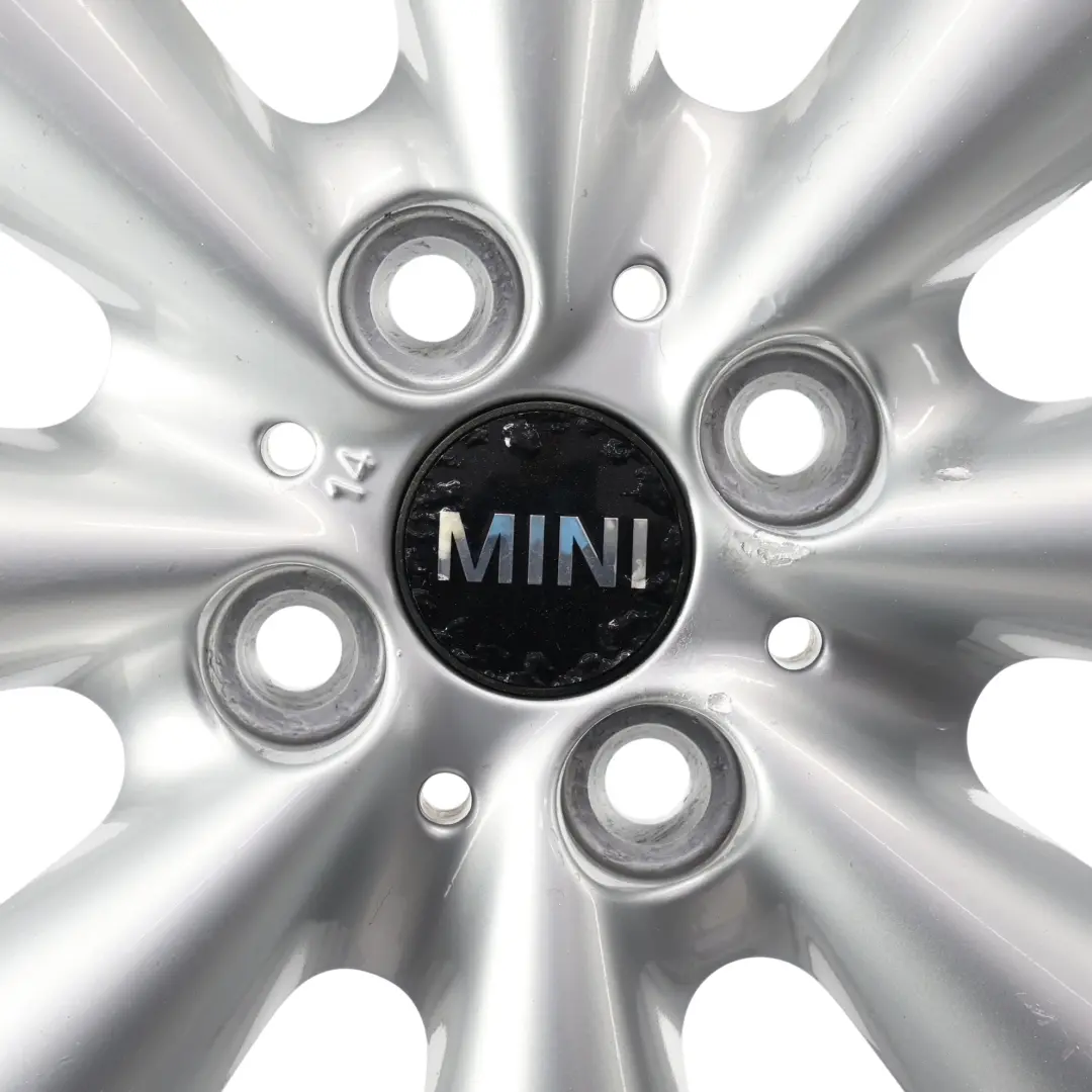 Mini Cooper R55 R56 R57 Argento Cerchio in lega 17" 7J ET:48 Raggi conici 121 - SKU 6791945-1 - Numero di parte 6791945