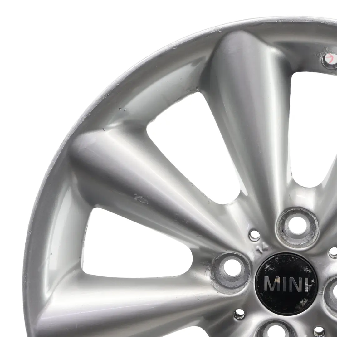 Mini Cooper R55 R56 Silber Alufelge Alu Felge 17" 7J ET:48 Conical Spoke 121 - SKU 6791945-2 - Teilenummer 6791945