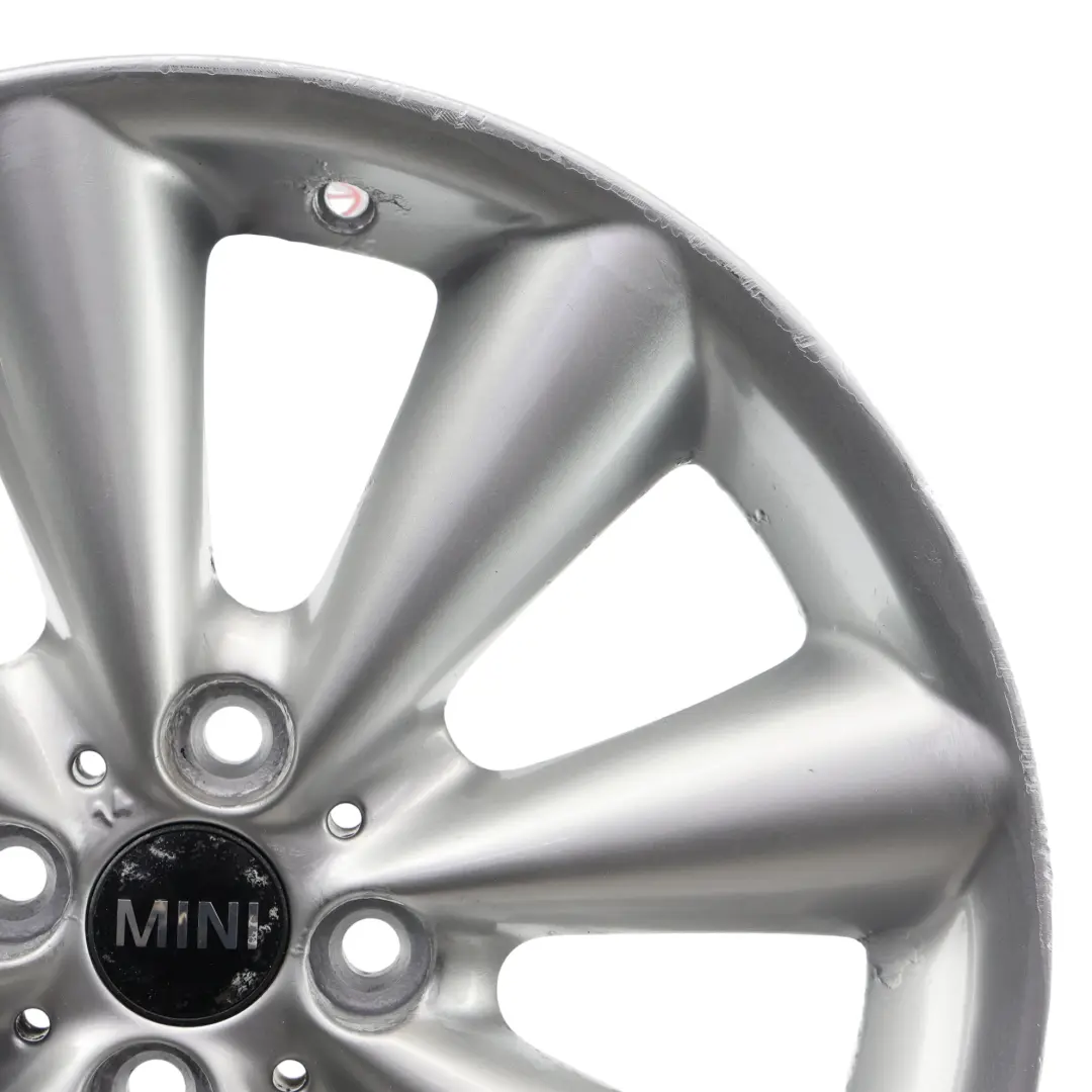 Mini Cooper R55 R56 R57 Silver Wheel Alloy Rim 17" 7J ET:48 Conical Spoke 121 - SKU 6791945-2 - Part number 6791945