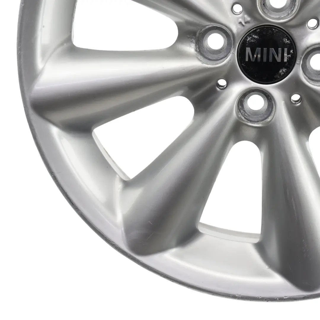 Mini Cooper R55 R56 R57 Argento Cerchio in lega 17" 7J ET:48 Raggi conici 121 - SKU 6791945-2 - Numero di parte 6791945