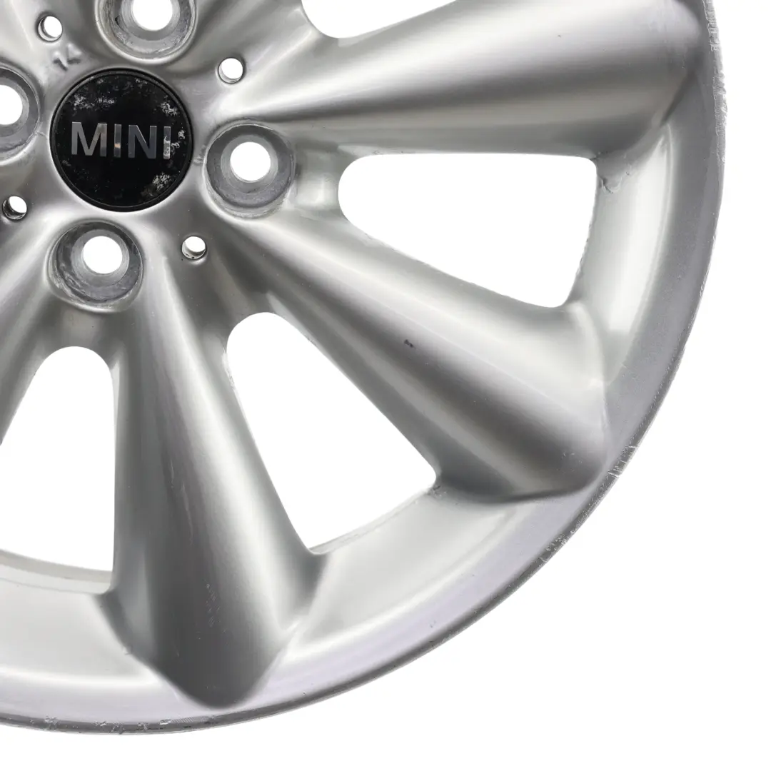 Mini Cooper R55 R56 R57 Silver Wheel Alloy Rim 17" 7J ET:48 Conical Spoke 121 - SKU 6791945-2 - Part number 6791945