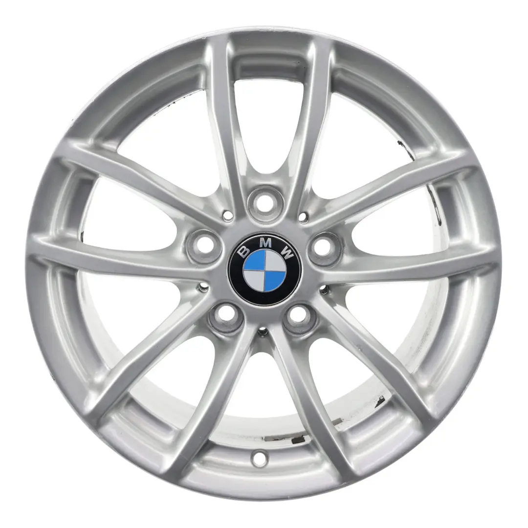 Llanta Aleacion De Plata 16" 7J ET:40 V-Spoke 378 para BMW F20 F21 F22 F23 con número de pieza 6796202 BMW F20 F21 F22 F23 Llanta Aleacion De Plata 16" 7J ET:40 V-Spoke 378 - SKU 6796202-5 - Número de pieza 6796202