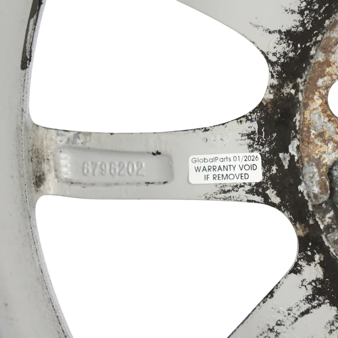 Llanta Aleacion De Plata 16" 7J ET:40 V-Spoke 378 para BMW F20 F21 F22 F23 con número de pieza 6796202 BMW F20 F21 F22 F23 Llanta Aleacion De Plata 16" 7J ET:40 V-Spoke 378 - SKU 6796202-5 - Número de pieza 6796202