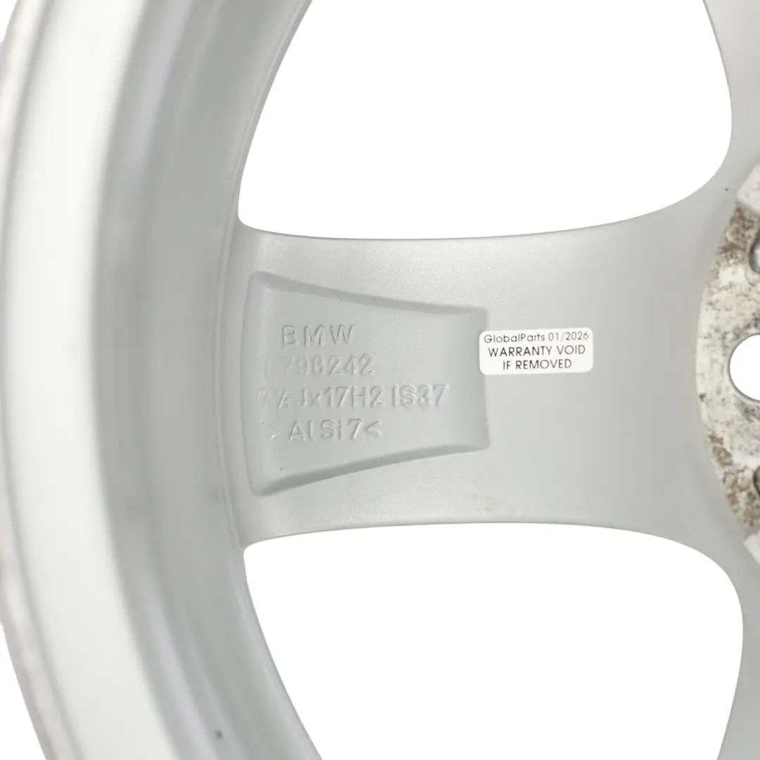 BMW F30 F31 F32 F33 F36 Llanta Aleación 17" Star Spoke 393 7,5J ET:37 - SKU 6796242-2 - Número de pieza 6796242