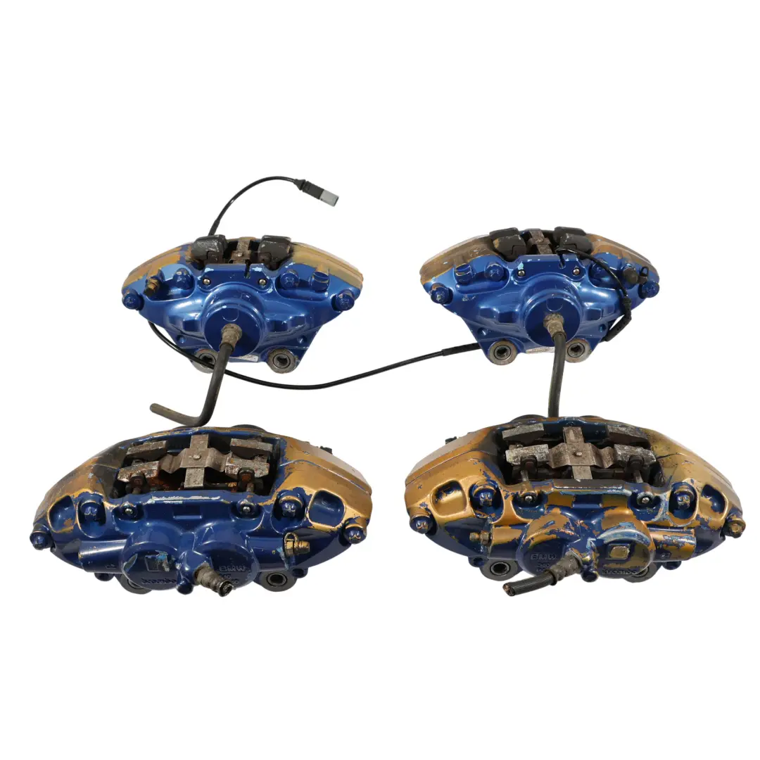 BMW F21 LCI M Sport Front Rear Brake Caliper Housing Left Right N/O/S Set - SKU 6799465-6799466-6860737-6860738 - Part number 6799465-6799466-6860737-6860738