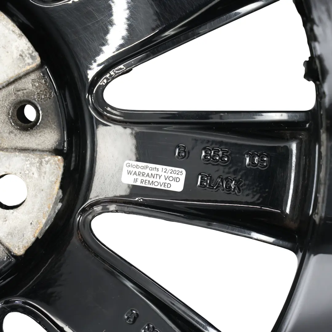 Mini Cooper F55 F56 Schwarz Alufelge 17" ET:54 7J Cosmos Speiche 499 - SKU 6855109-1 - Teilenummer 6855109