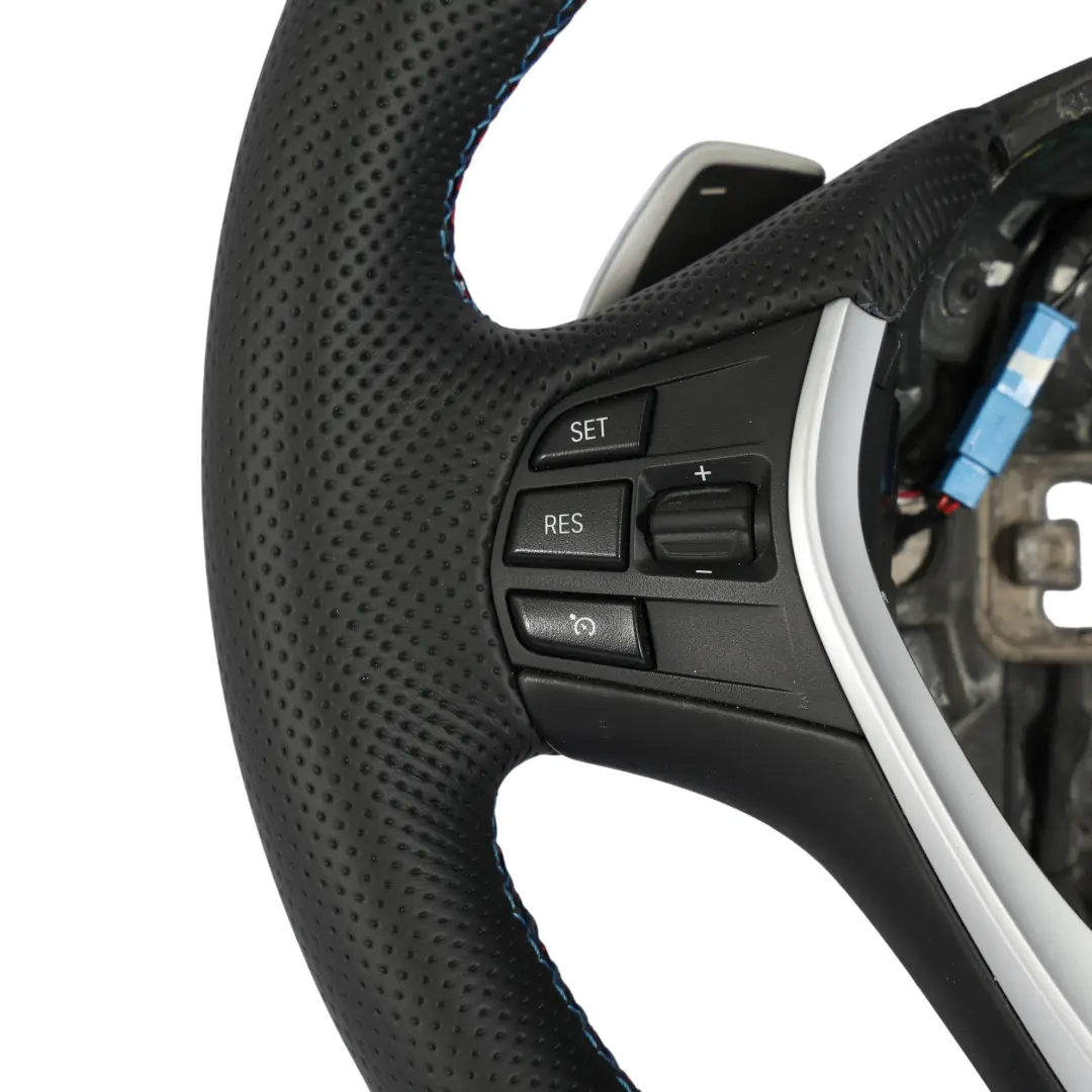 Leather Sport Steering Wheel Paddle Shift to BMW F20 F21 F22 F30 F31 F32 NEW Black with Part number 6863343 BMW F20 F21 F22 F30 F31 F32 NEW Black Leather Sport Steering Wheel Paddle Shift - SKU 6863343-2 - Part number 6863343