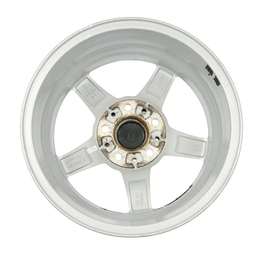 Llanta Aleacion Plateada 16" 7J ET:40 Star Spoke 654 para BMW F20 F21 F22 F23 con número de pieza 6866302 BMW F20 F21 F22 F23 Llanta Aleacion Plateada 16" 7J ET:40 Star Spoke 654 - SKU 6866302-2 - Número de pieza 6866302