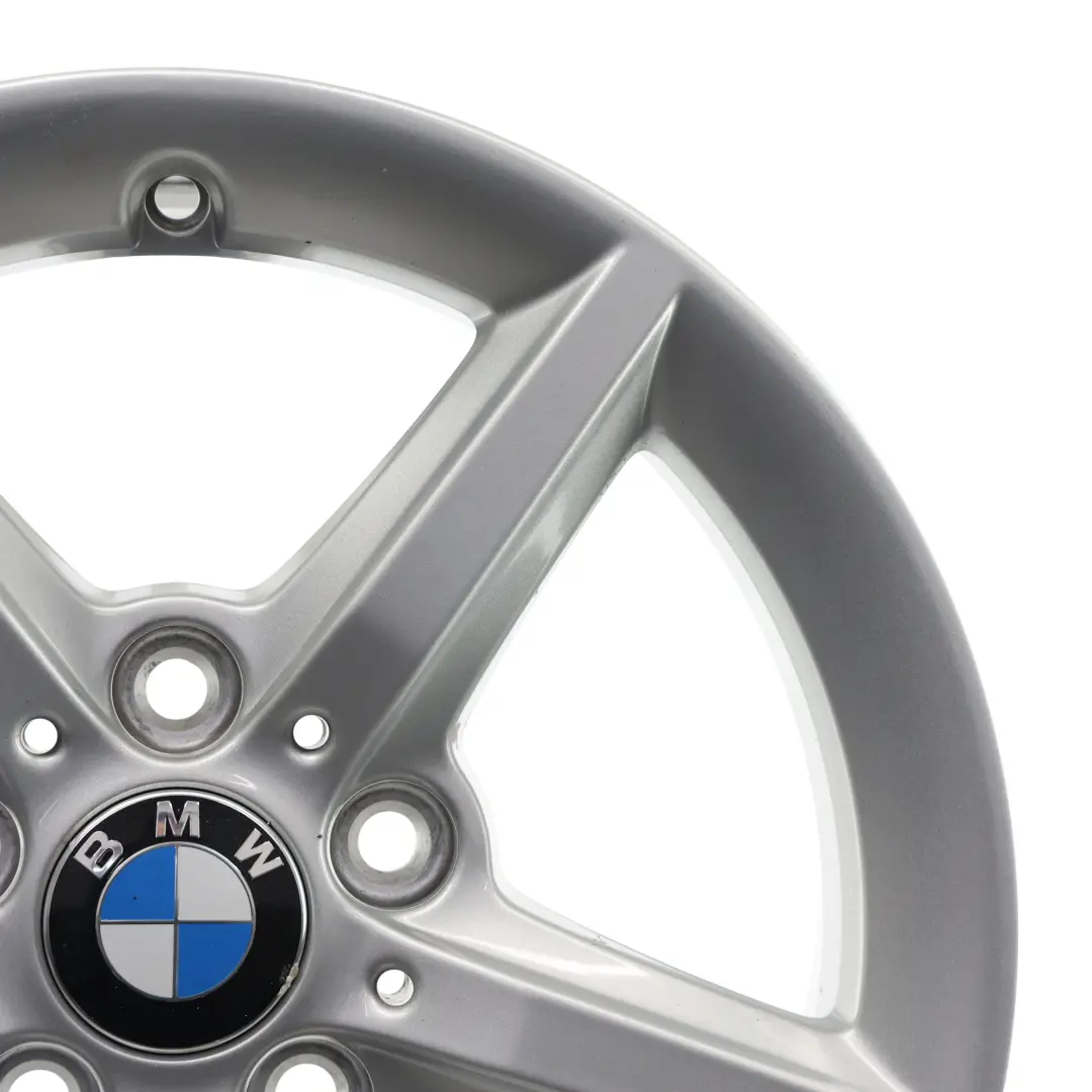 BMW F20 F21 F22 F23 Silver Wheel Alloy Rim 16" 7J ET:40 Star Spoke 654 - SKU 6866302-2 - Part number 6866302