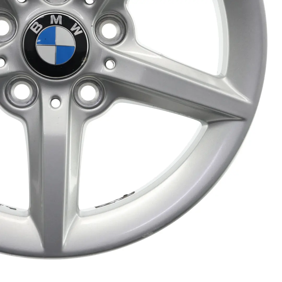 Llanta Aleacion Plateada 16" 7J ET:40 Star Spoke 654 para BMW F20 F21 F22 F23 con número de pieza 6866302 BMW F20 F21 F22 F23 Llanta Aleacion Plateada 16" 7J ET:40 Star Spoke 654 - SKU 6866302-2 - Número de pieza 6866302