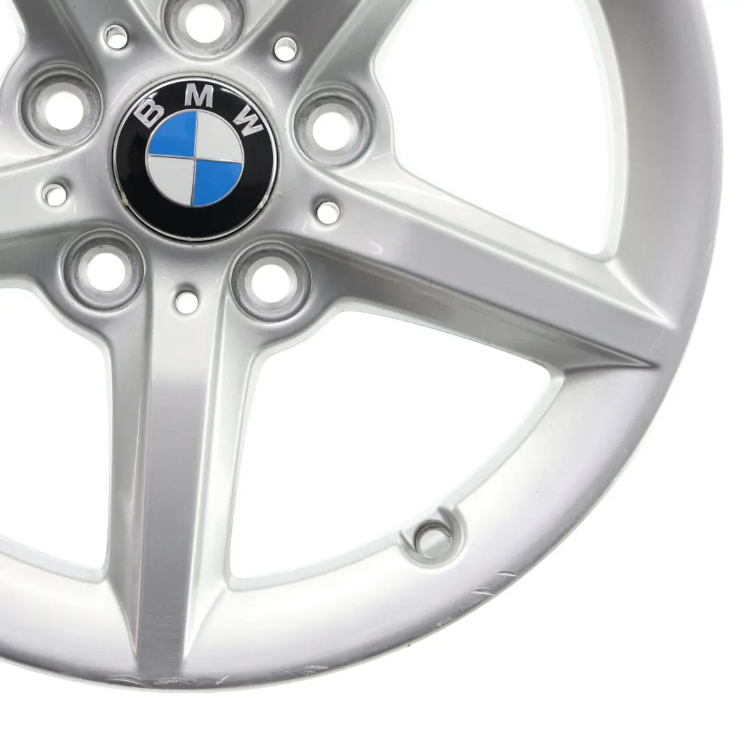 BMW F20 F21 F22 F23 Silver Wheel Alloy Rim 16" ET:40 7J Star Spoke 654 - SKU 6866302-3 - Part number 6866302