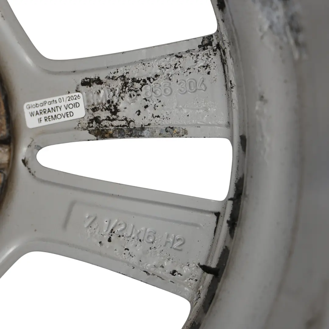 Rim Alloy Silver 16" 7,5J ET:37 V Spoke 656 to BMW F30 F31 LCI Wheel with Part number 6866304 BMW F30 F31 LCI Wheel Rim Alloy Silver 16" 7,5J ET:37 V Spoke 656 - SKU 6866304-6 - Part number 6866304