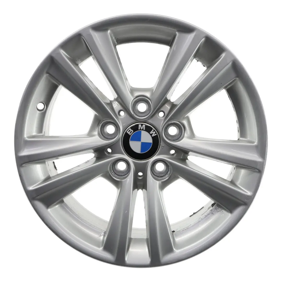 BMW F30 F31 LCI Wheel Rim Alloy Silver 16" 7,5J ET:37 V Spoke 656 - SKU 6866304-7 - Part number 6866304