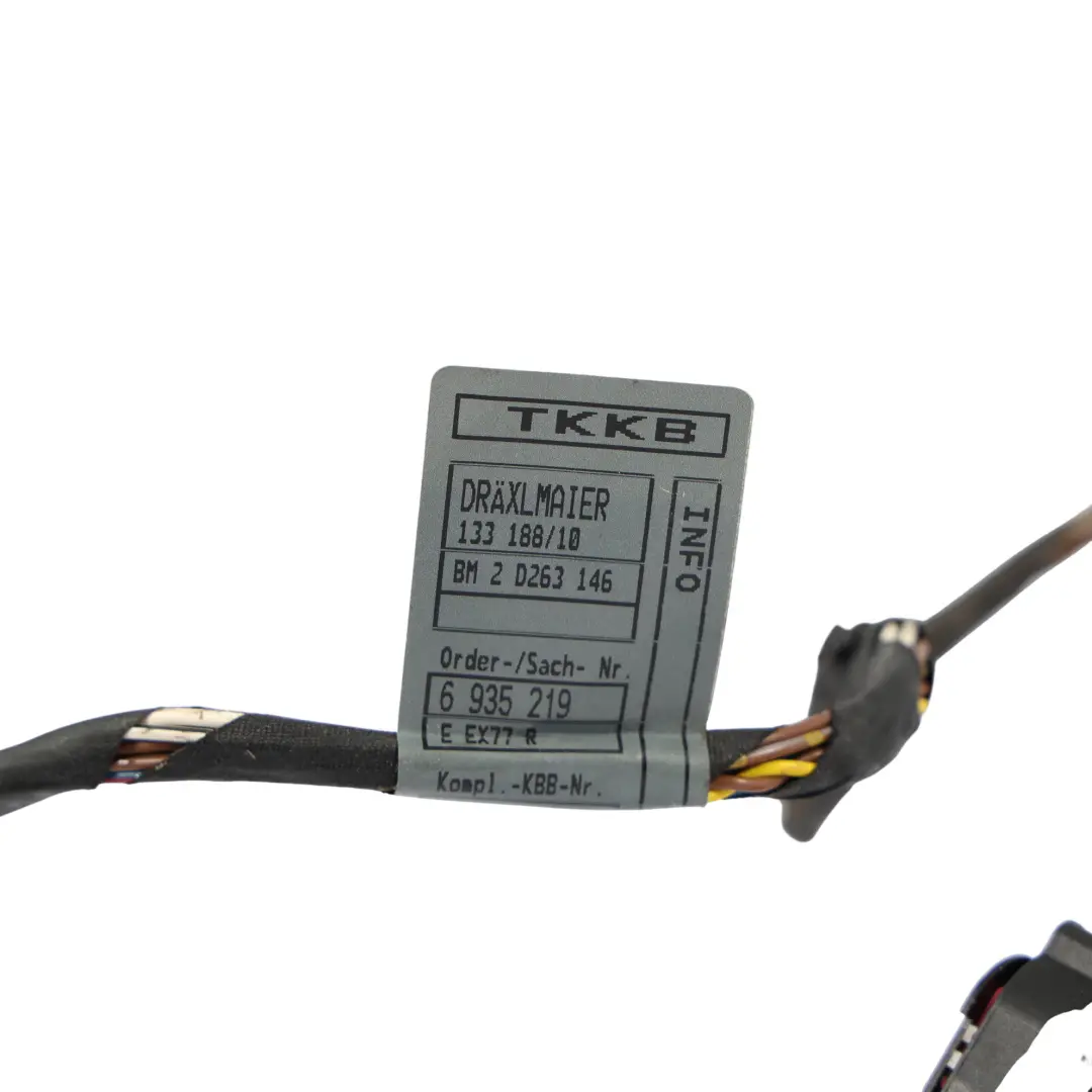 BMW E46 M3 Coupe Puerta Mazo De Cables Cable Del Lado Del Conductor - SKU 6935219 - Número de pieza 6935219