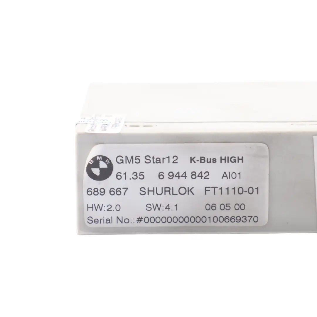 BMW E46 Moduł Komfortu GM5 Star12 High - SKU 6944842 - Numer Części 6944842