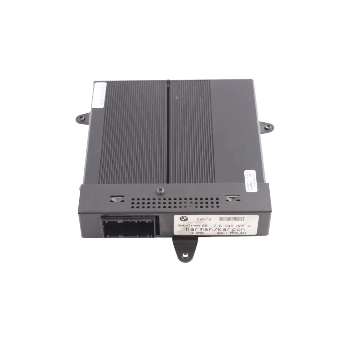 Amplifier Hifi Harman Kardon Audio Sound Control Module Unit to BMW M3 E46 with Part number 6946985 BMW M3 E46 Amplifier Hifi Harman Kardon Audio Sound Control Module Unit - SKU 6946985 - Part number 6946985