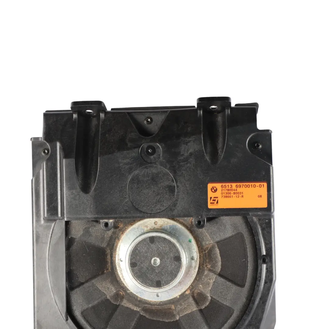 Driver Side Subwoofer Speaker Front Right O/S to BMW E65 E66 E67 with Part number 6970010 BMW E65 E66 E67 Driver Side Subwoofer Speaker Front Right O/S - SKU 6970010 - Part number 6970010