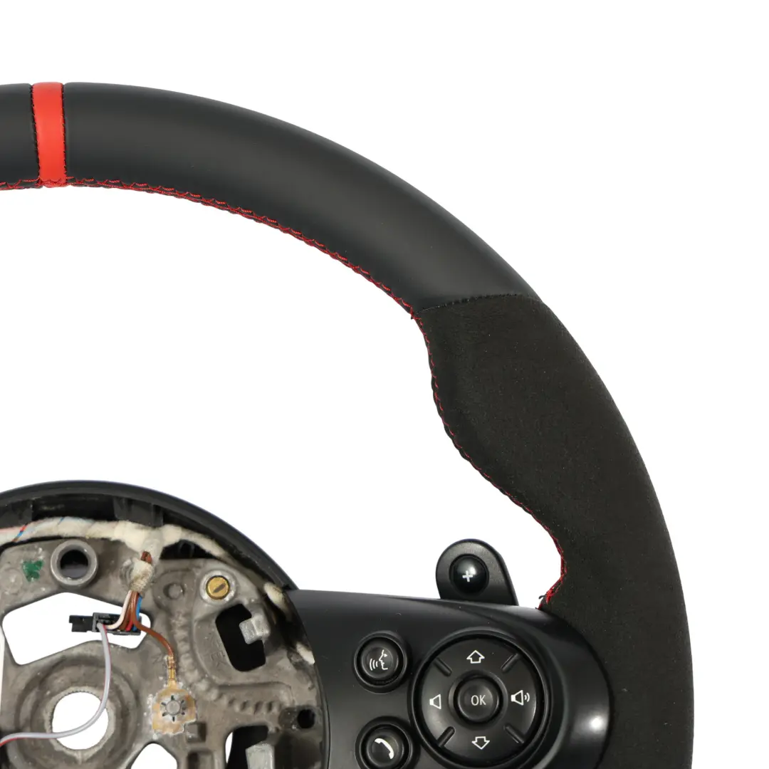 Sport Volant Mini Cooper S JCW F55 F56 NOUVEAU Cuir Noir / Alcantara Manettes - SKU 6996049-1 - Numéro de pièce 6996049