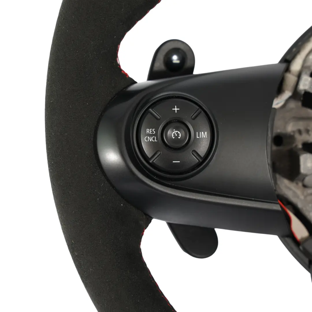 NEU Schwarz Leder / Alcantara Sportlenkrad Schaltwippen für Mini Cooper S JCW F56 mit Teilenummer 6996049 Mini Cooper S JCW F56 NEU Schwarz Leder / Alcantara Sportlenkrad Schaltwippen - SKU 6996049-1 - Teilenummer 6996049