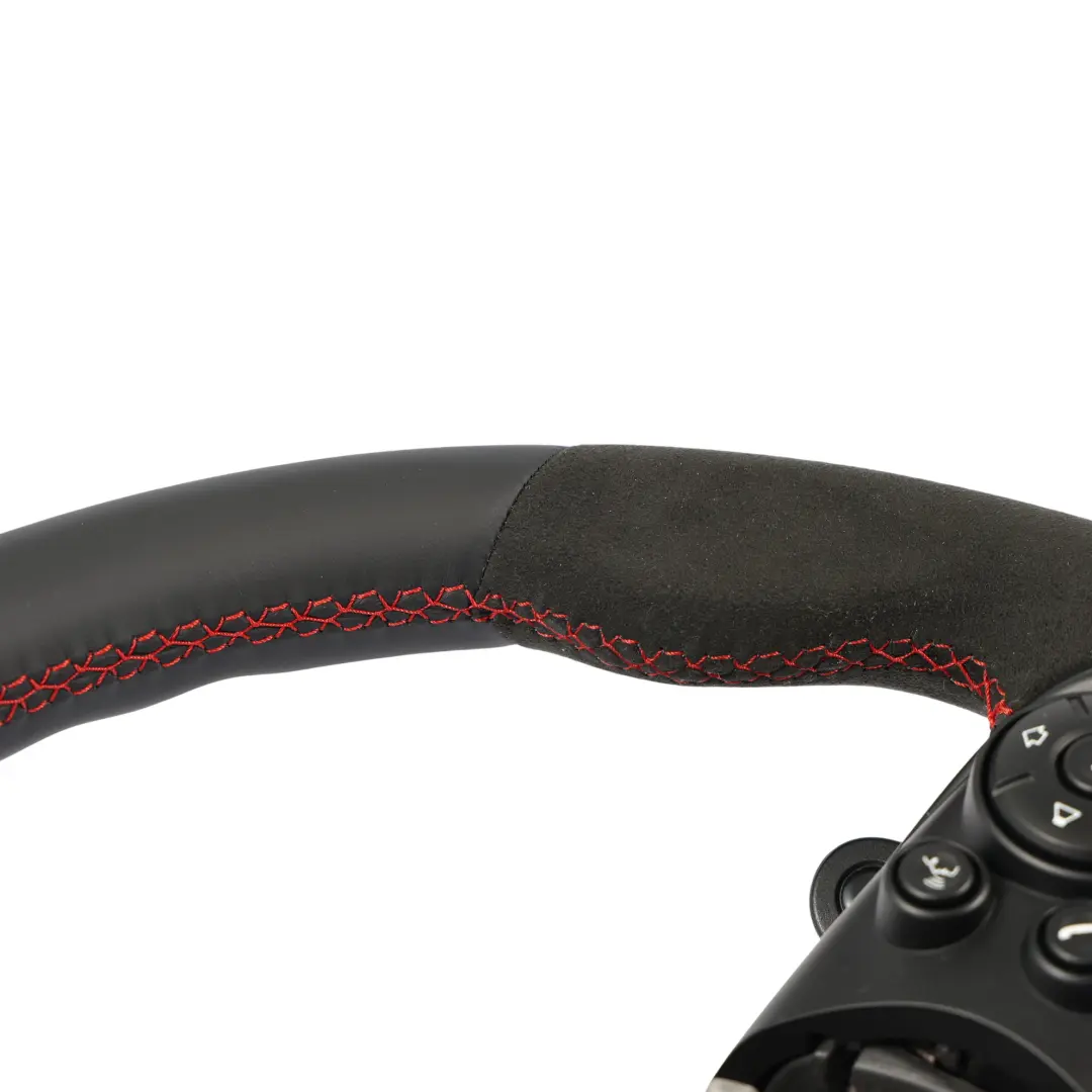 Steering Wheel Mini Cooper S JCW F56 NEW Black Leather / Alcantara Sport Paddles to with Part number 6996049 Steering Wheel Mini Cooper S JCW F56 NEW Black Leather / Alcantara Sport Paddles - SKU 6996049-1 - Part number 6996049