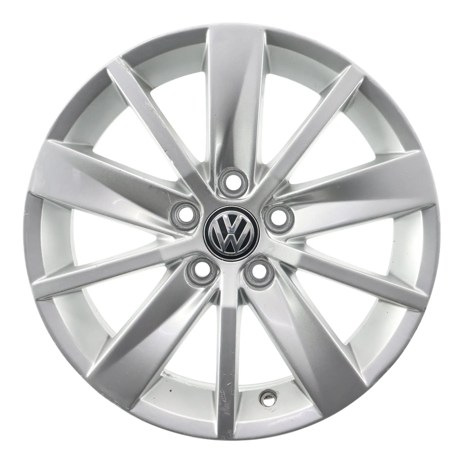 Volkswagen Polo 6C Cerchio Lega Argento 15" 6J ET:40 6C0601025