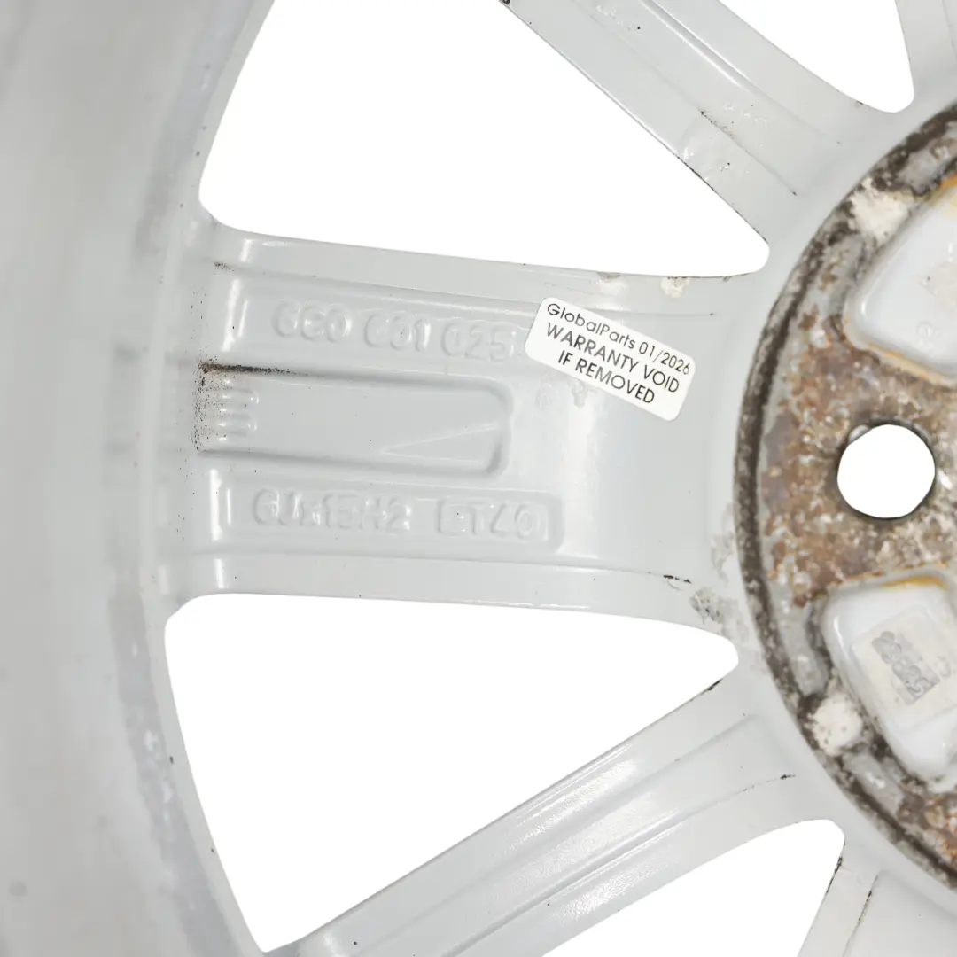 Volkswagen Polo 6C Silver Wheel Alloy Rim 15" 6J ET:40 - SKU 6C0601025-2 - Part number 6C0601025