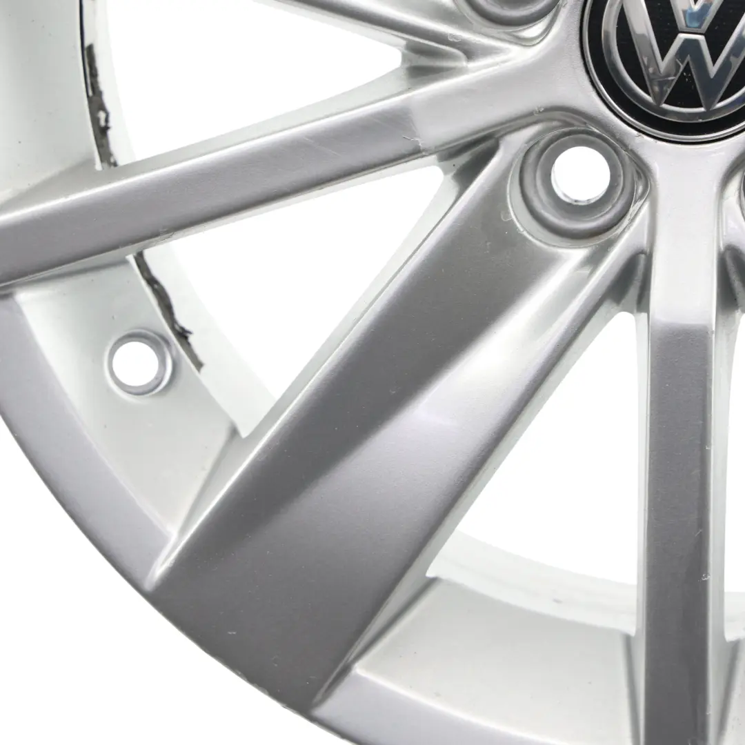 Volkswagen Polo 6C Silver Wheel Alloy Rim 15" 6J ET:40 - SKU 6C0601025-2 - Part number 6C0601025